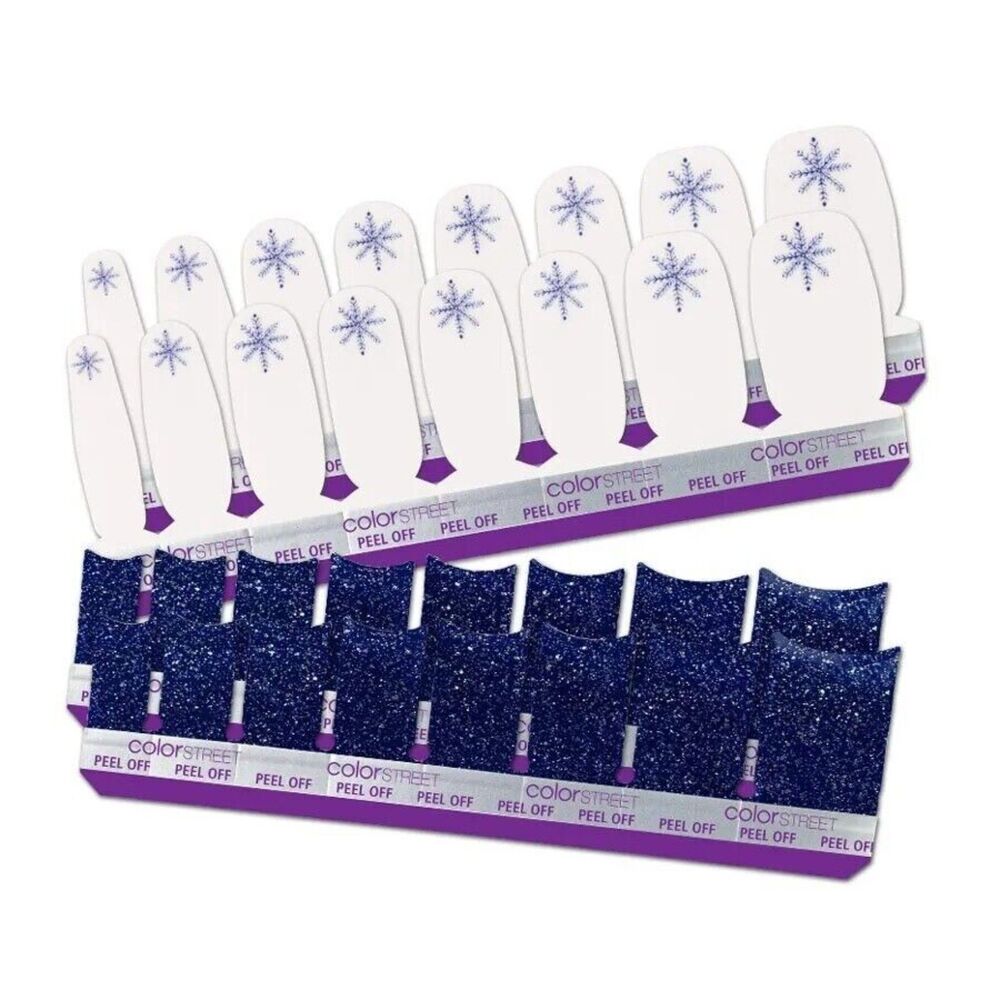 Color Street Nail Strips – In a Flurry – 100% Real Nail Polish – New & Sealed - Picture 2 of 2
